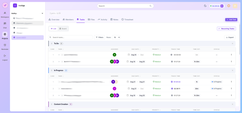 Project Management Software